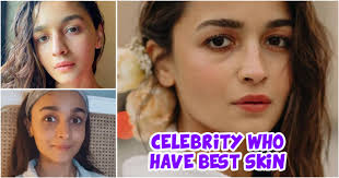 which celebrity has the best skin