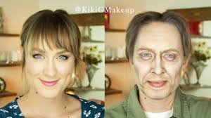 makeup artist makes herself into actor