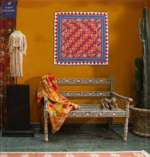Handmade Vintage Indian Textile Wall