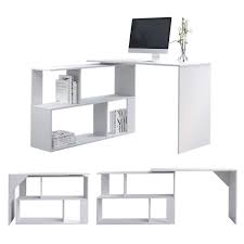 Maybe you would like to learn more about one of these? Euco Computer Desk White Office Desk L Shape Pc Gaming Desk Wood Rotatable Corner Workstation Desk Large Study Table For Home Office White Rotatable Buy Online In Suriname At Suriname Desertcart Com Productid 148871330
