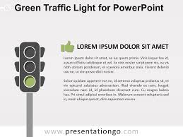 Green Signal Traffic Light For Powerpoint Presentationgo Com
