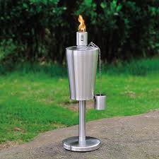 Outdoor Triangle Table Torch Jardinchic