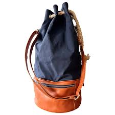 travel bag richard mille blue in cotton