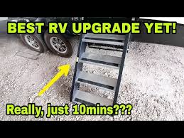 No More Horrible Steps Morryde Stepabove Installed On Our Fifth Wheel