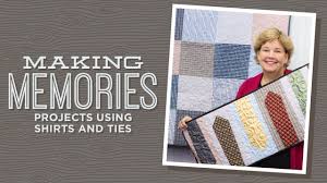 learn to make a memory quilt with jenny