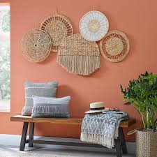 Woven Assorted Hanging Baskets Wall Art