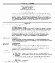 Community Outreach Worker Resume Sample Worker Resumes