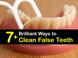 7 brilliant ways to clean false teeth