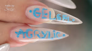 gel vs acrylic clarity you
