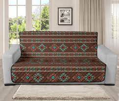 Southwestern Pattern Futon Couch Sofa