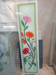 Glass Painting Designs Etched Glass Door