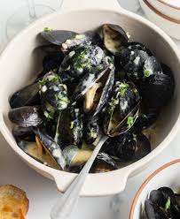 mussels in cream sauce garlic and