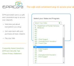 Your pin can be found on documents that dor sends to you. Eppicard Ny Customer Service And Account Login