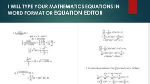 Type Math Equations Into Ms Word Or