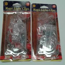 Commercial Christmas Hardware Holiday Rope Light Clips 2 Packs Of 12 New Poshmark