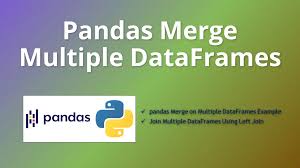 pandas merge multiple dataframes