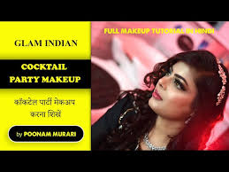 indian glam tail party makeup look