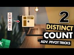 get distinct count in pivot tables