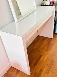 ikea malm dressing table and mirror