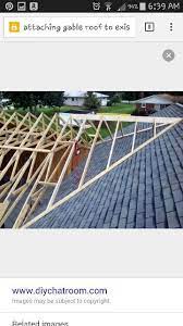 Attaching Gable Roof To Existing Roof