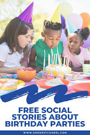 social stories about birthday parties