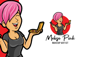 makeup artist logo template by