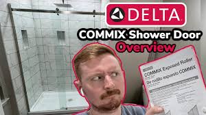 delta commix shower door overview
