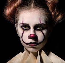 it pennywise clown halloween makeup