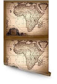 wallpaper roll vintage map of africa