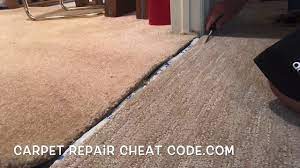 How To Patch Carpet In A Doorway - YouTube