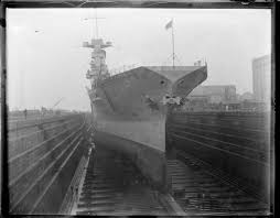 aircraft carrier in dry dock digital