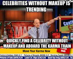 celebrities without makeup is trending