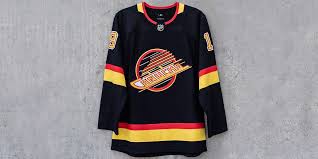 Shop for vancouver canucks jerseys and new reverse retro jerseys at the official canada online store browse our selection of canucks jerseys in all the sizes, colors, and styles you need for men. The Vancouver Canucks Are Bringing Back Their Black Skate Jerseys For Their 50th Anniversary