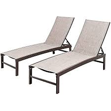 Check spelling or type a new query. Amazon Com Crestlive Products Aluminum Adjustable Chaise Lounge Chair Outdoor Five Position Recliner Curved Design All Weather For Patio Beach Yard Pool 2pcs Beige Patio Lawn Garden