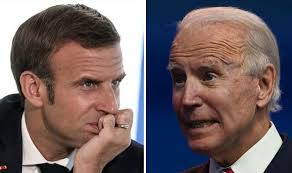 Diplomats had wondered how much macron would back biden after macron had tried to take a larger leadership role while trump was in office. Emmanuel Macron Missing Donald Trump As Joe Biden Usurps His Global Role World News Express Co Uk