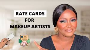 rate card as an upcoming makeup artist