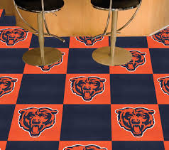 chicago bears team carpet tiles