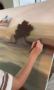 Beginner Landscape Acrylic Painting