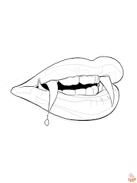 printable mouth coloring pages free for