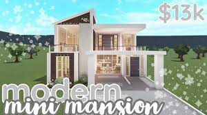 bloxburg modern mini mansion house