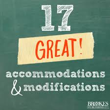 *less than 10% of the special education students participating in general education classes. 17 Great Accommodations Modifications The Inclusion Lab