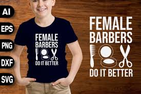 female barbers do it better graphic by
