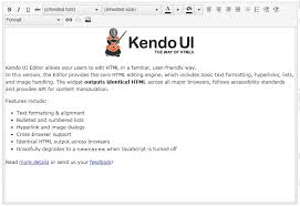 Kendo Editor Wrapper For Asp Net Mvc Telerik Helper