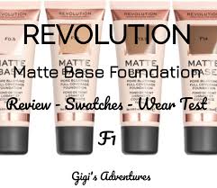 revolution matte base foundation f1