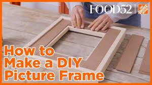 how to make a diy picture frame the