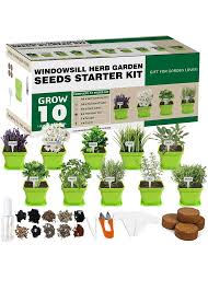 Organic Herb Seeds Garden Starter Kit