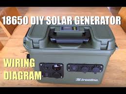 18650 diy solar generator wiring