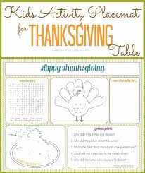 8 Festive Ree Printable Thanksgiving Placemats