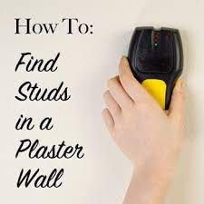 how to find studs in a plaster wall