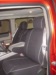 Hummer H2 Full Piping Seat Covers Wet